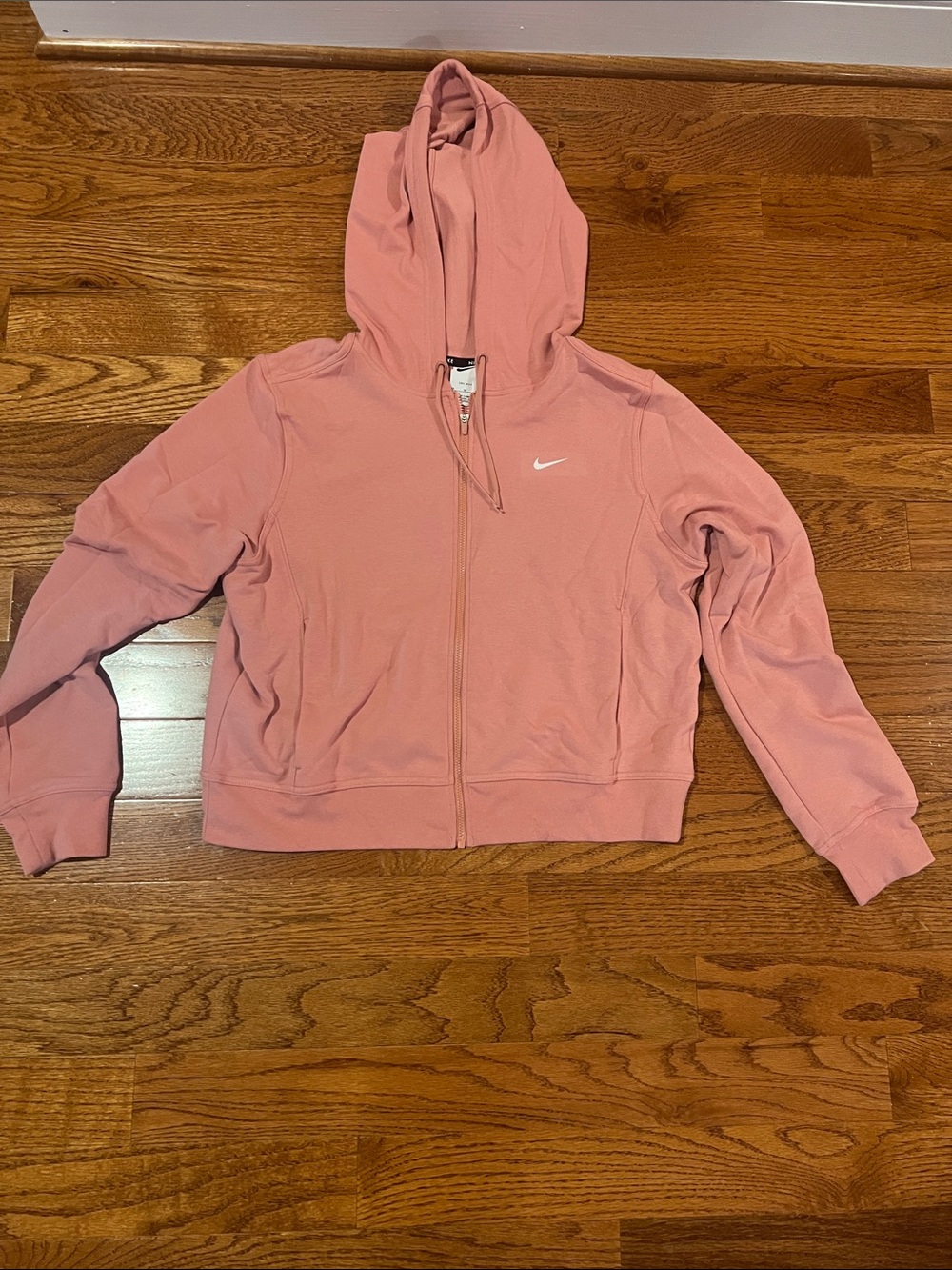 Nike Women's Dusty Pink Full-Zip Hoodie